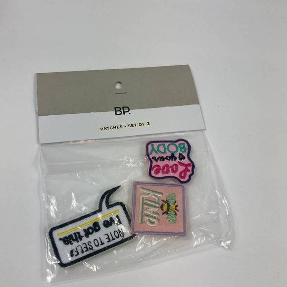 4/$25 NWT BP Patches set of 3 - Picture 1 of 1